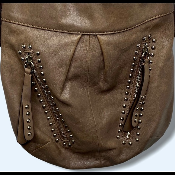B. Makowsky Soft Leather Hobo Shoulderbag Magnetic - Picture 3 of 10